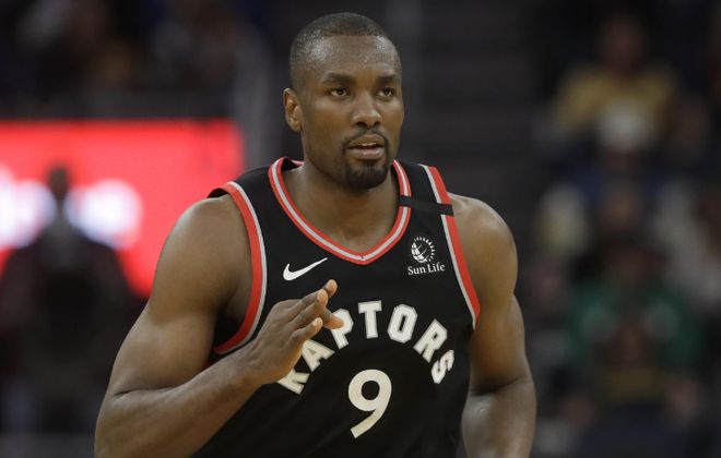 九游娱乐入口-猛龙队内线球员伊巴卡首发出战